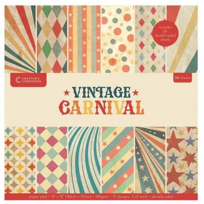 Crafter's Companion Vintage Carnival - Paper Pad