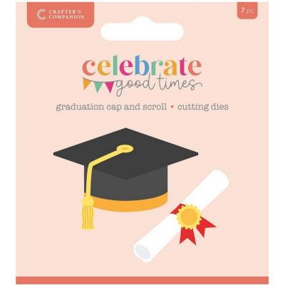 Crafter's Companion Celebrate Good Times - Graduation Cap and Scroll