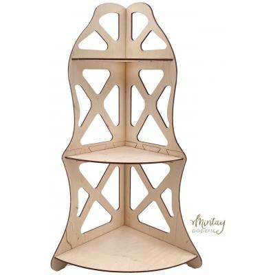Mintay Papers Woodies Decor - Corner Shelf