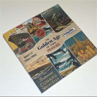 IndigoBlu Ephemera Paper Book -  The Golden Age of Travel