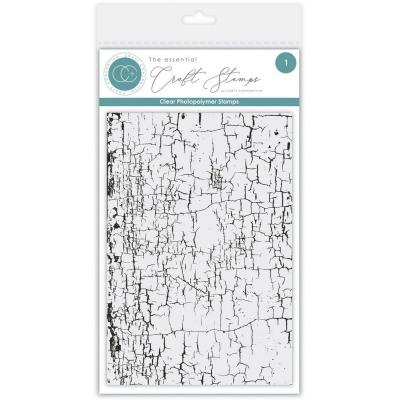 Craft Consortium Journalling & Mixed Media Phase 2 Stempel - Cracked Surface