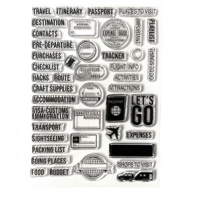 Elizabeth Craft Designs Once in a Lifetime Stempel - Travel Journal