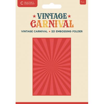 Crafter's Companion Vintage Carnival - 2D Embossing Folder