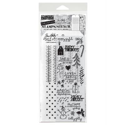 tampers Anonymous Mixed Media Tim Holtz Stempel + Schablone - Mixed Media #36