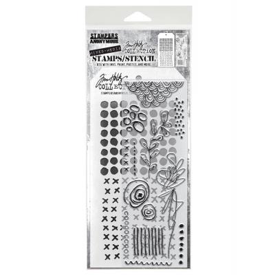 tampers Anonymous Mixed Media Tim Holtz Stempel + Schablone - Mixed Media #14