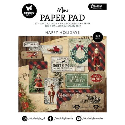StudioLight Mini Paper Pad - Happy Holidays
