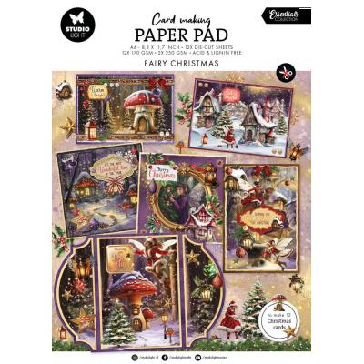 StudioLight Card Making Paper Pad - Fairy Christmas