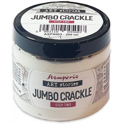 Stamperia Art Stories Texture Paste - Jumbo Crackle Step 2