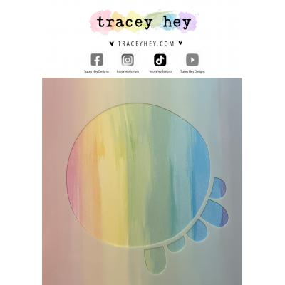 Tracey Hey Stencil - Scalloped Circle