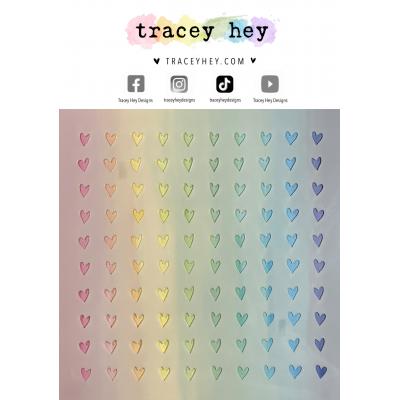 Tracey Hey Stencil - Tiny Hearts