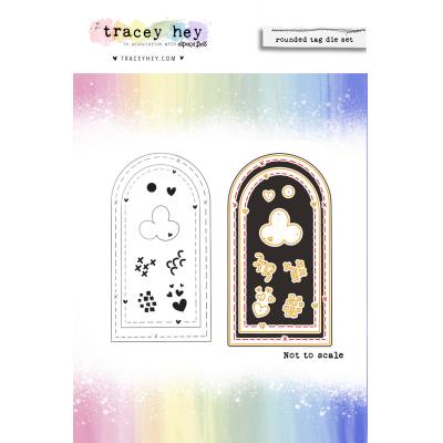 Tracey Hey Die - Rounded Tag Die Set