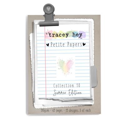 Tracey Hey Petite Papers Collection 10 - Summer Edition