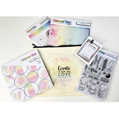 Tracey Hey Canvas Zip Pouch