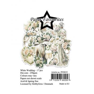 Paper Favourites Die-Cuts - White Wedding