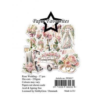 Paper Favourites Die-Cuts - Rose Wedding