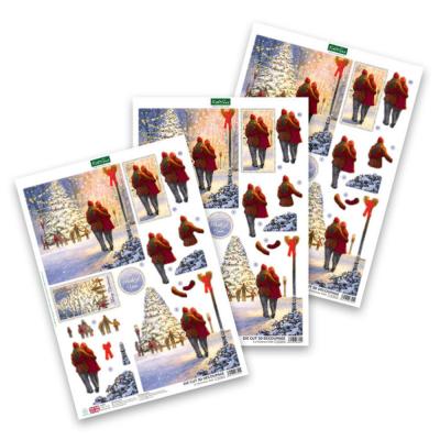 Katy Sue Designs 3D Die-Cut Decoupage - A Christmas Walk