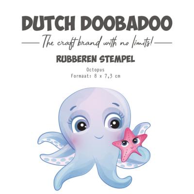 Dutch Doobadoo Sea World Stempel - Octopus