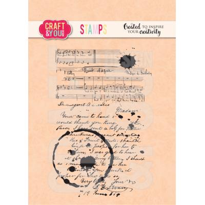 Craft & You Design Stempel - Stains on the Letters
