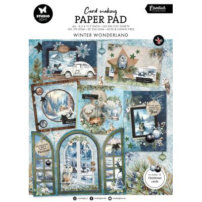 StudioLight Card Making Paper Pad - Winter Wonderland