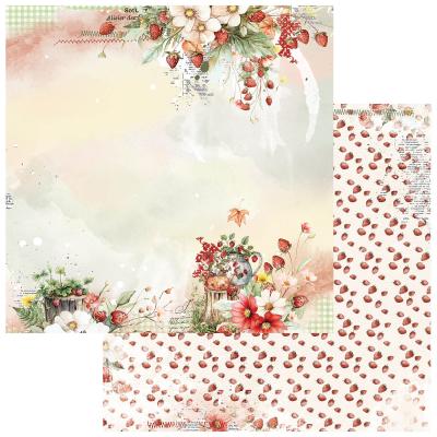 49 and Market Natures's Haven Designpapier - Strawberry Tea