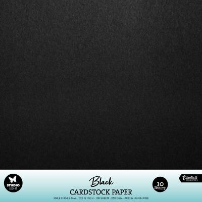 StudioLight Black Cardstock Paper