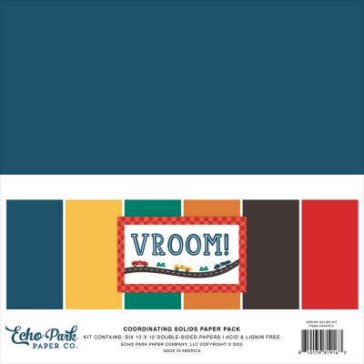 Echo Park Vroom! - Coordinating Solids
