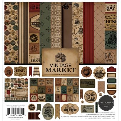 Carta Bella Vintage Market - Collection Kit