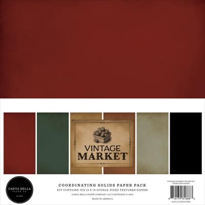 Carta Bella Vintage Market - Coordinating Solids
