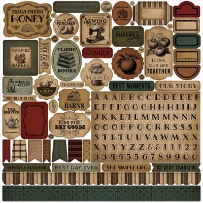 Carta Bella Vintage Market - Element Sticker