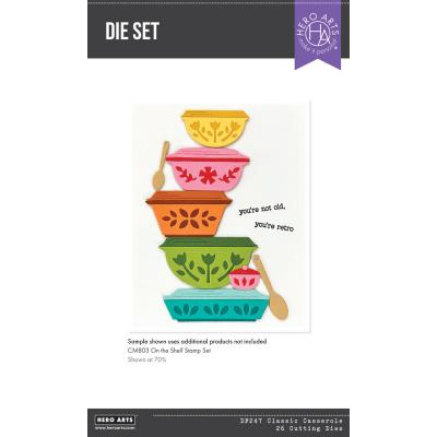 Hero Arts Retro Kitchen Die Set - Classic Casserole