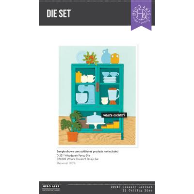 Hero Arts Retro Kitchen Die Set - Classic Cabinet