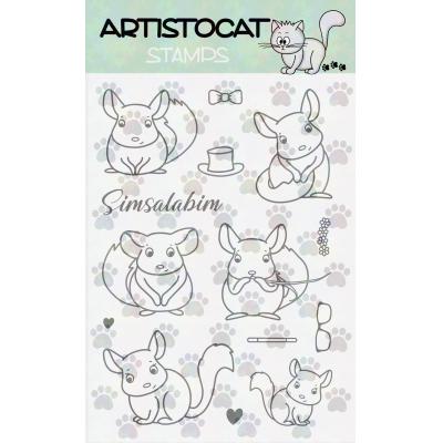 Artistocat Stamps Stempel - Chinchillas