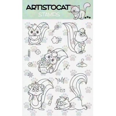 Artistocat Stamps Stempel - Stinktiere