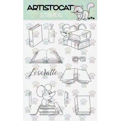 Artistocat Stamps Stempel - Leseratte