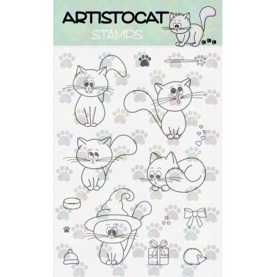 Artistocat Stamps Stempel - Katzenfreunde