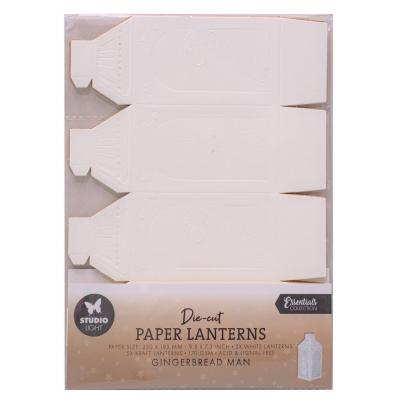 StudioLight Die-Cut Paper Pad - Gingerbread Man Lanterns