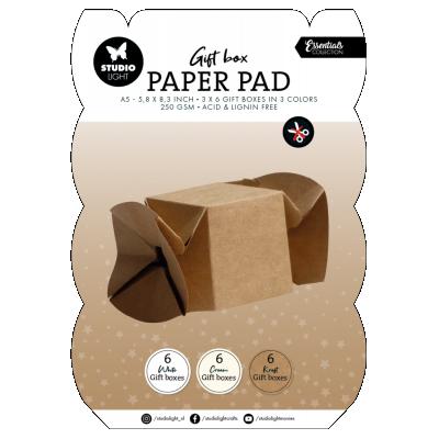 StudioLight Die-Cut Paper Pad - Gift Box - Candy Box