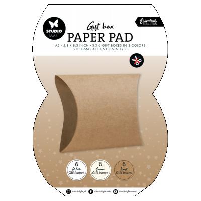 StudioLight Die-Cut Paper Pad - Gift Box - Pillowbox