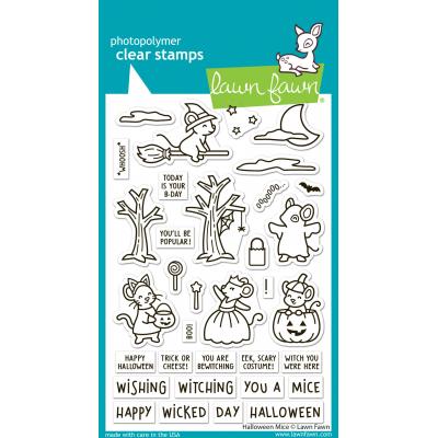 Lawn Fawn Stempel - Halloween Mice