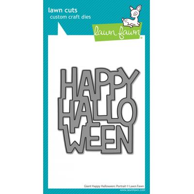 Lawn Fawn Lawn Cuts - Giant Happy Halloween: Portrait