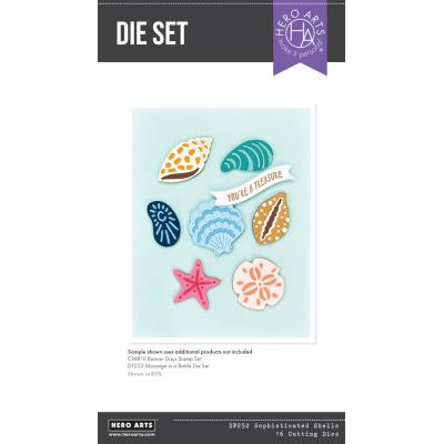 Hero Arts Summer By The Shore Die Set - Sophisticated Shells
