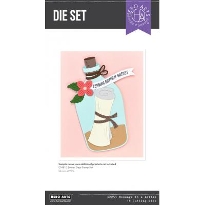 Hero Arts Summer By The Shore Die Set - Message In A Bottle