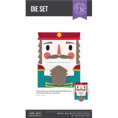 Hero Arts Crackin' Christmas Die Set - Big Mouth Nutcracker