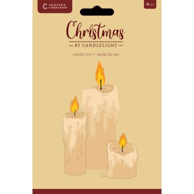 Crafter's Companion Christmas by Candlelight - Candle Trio
