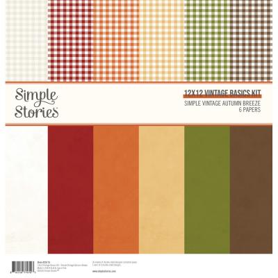 Simple Stories Simple Vintage Autumn Breeze - Vintage Basics Kit