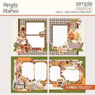 Simple Stories Simple Vintage Autumn Breeze - Simple Pages Kit