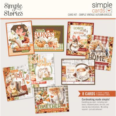 Simple Stories Simple Vintage Autumn Breeze - Simple Cards Kit