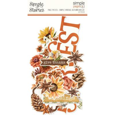 Simple Stories Simple Vintage Autumn Breeze - Simple Pages Pieces