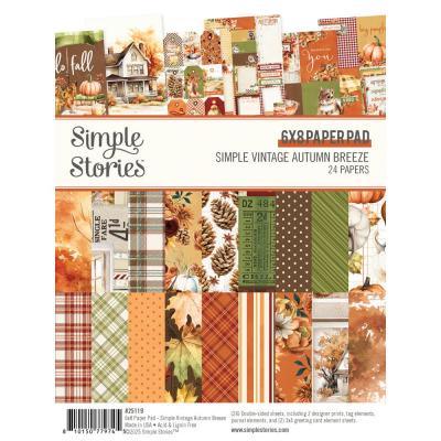Simple Stories Simple Vintage Autumn Breeze - Paper Pad
