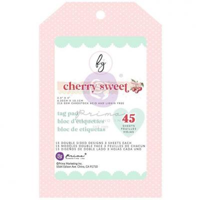 Prima Marketing Cherry Sweet - Tag Pad